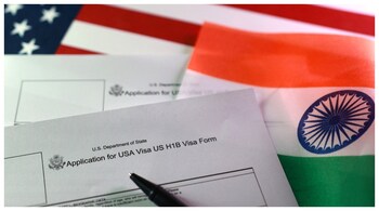 US President Donald Trump imposed a $100,000 fee on new applications under the H-1B visa program. (Courtesy: Reuters photo)