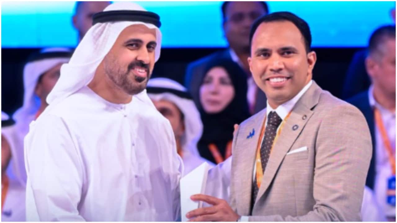 Kerala-born wins UAE's 'Outstanding Workforce' award, takes home Rs 24 lakh, gold coin, Apple watch