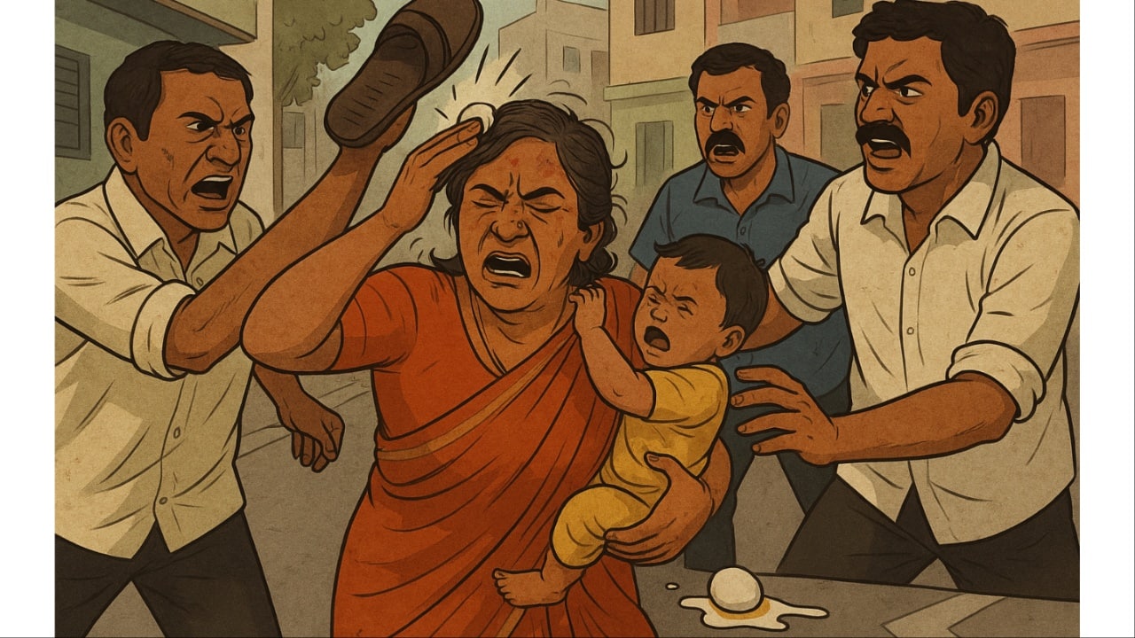 Bengaluru woman throws egg on road to ward off 'evil eye', gets thrashed for doing 'black magic'