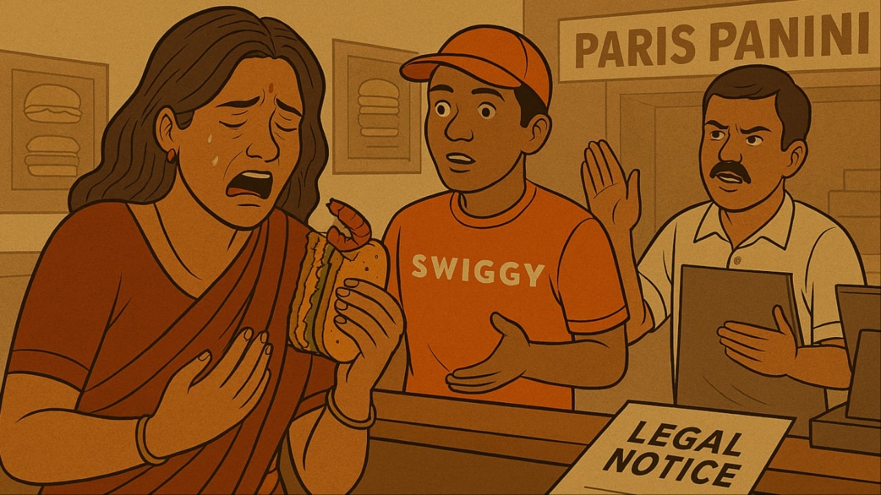Bengaluru woman sues Swiggy, eatery after eating prawn in Rs 145 vegan sandwich, wins Rs 1 lakh
