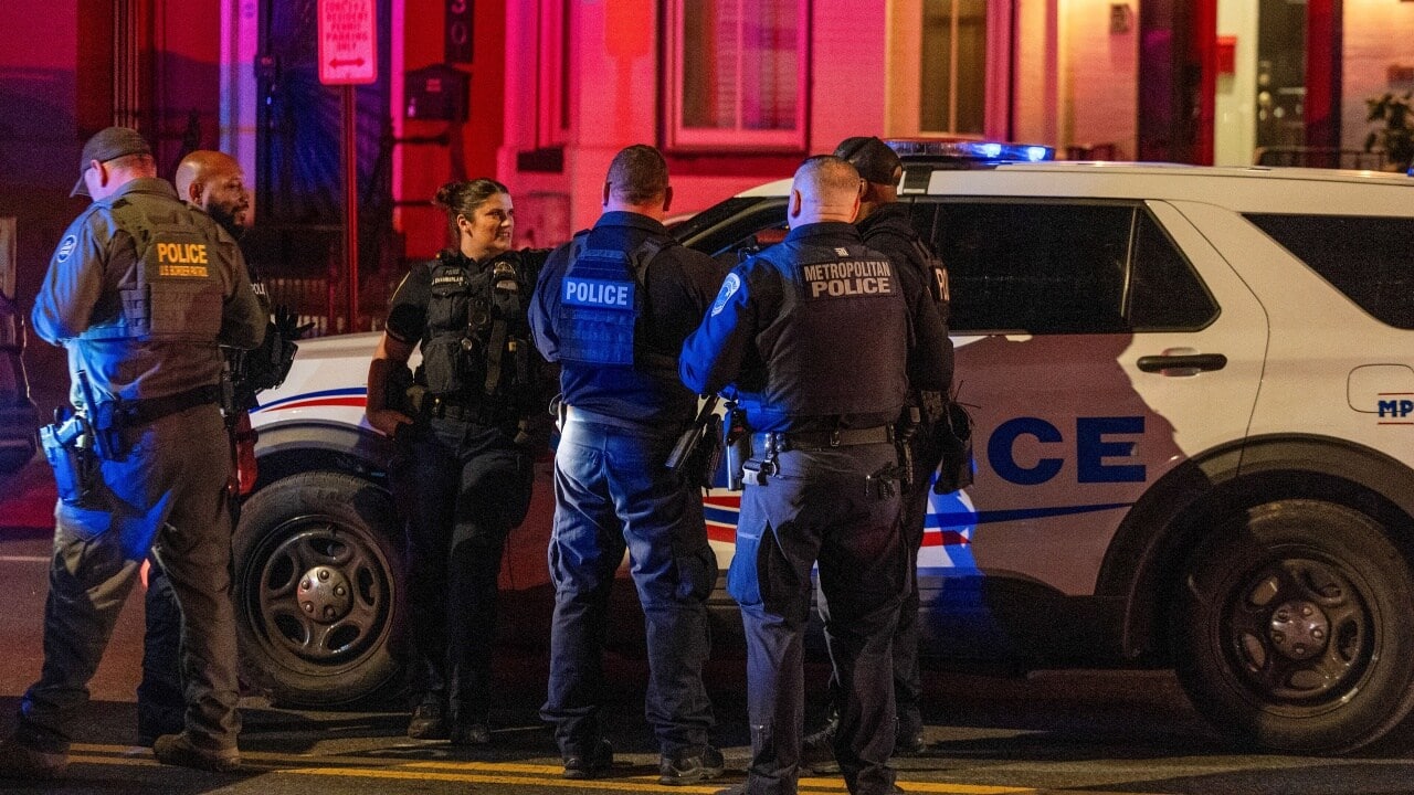 Two dead, including child and three hurt in Newark shooting as manhunt continues