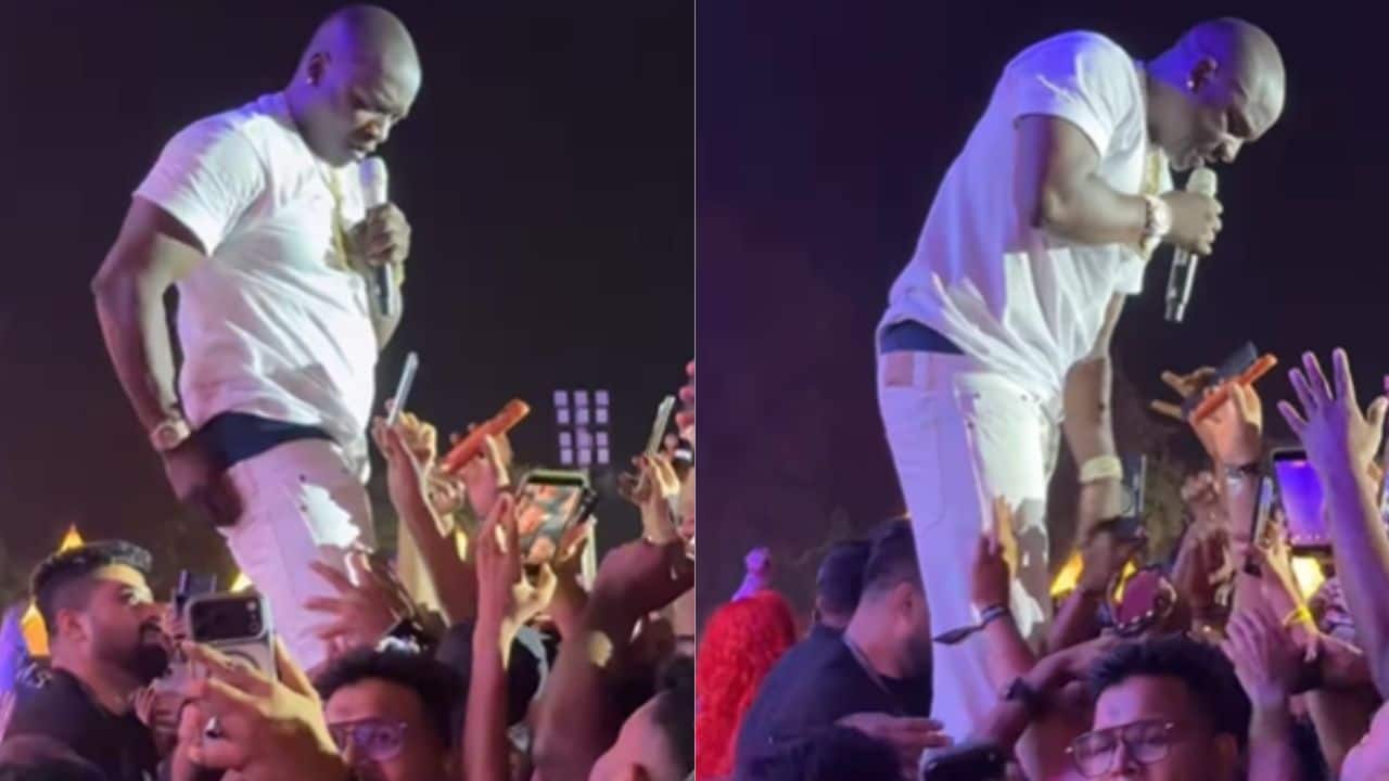Akon 'bullied' at Bengaluru concert as fans pull down his pants on stage, netizens react Akon 'bullied' at Bengaluru concert as fans pull down his pants on stage, netizens react
