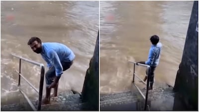 Video of man dipping feet in UK's Thames is viral: 'Why are Indians doing this?'