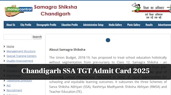 Chandigarh SSA TGT Admit Card 2025