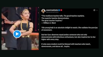 This Little Dancer Goes Viral — Anand Mahindra Says Her Teacher Is the Real Hero
