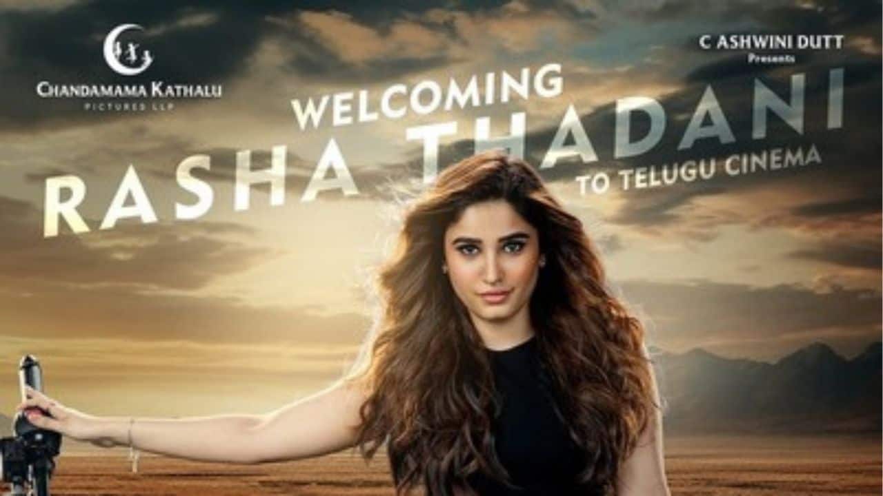 Rasha Thadani signs Telugu debut with Mahesh Babu's nephew, makers launch first look