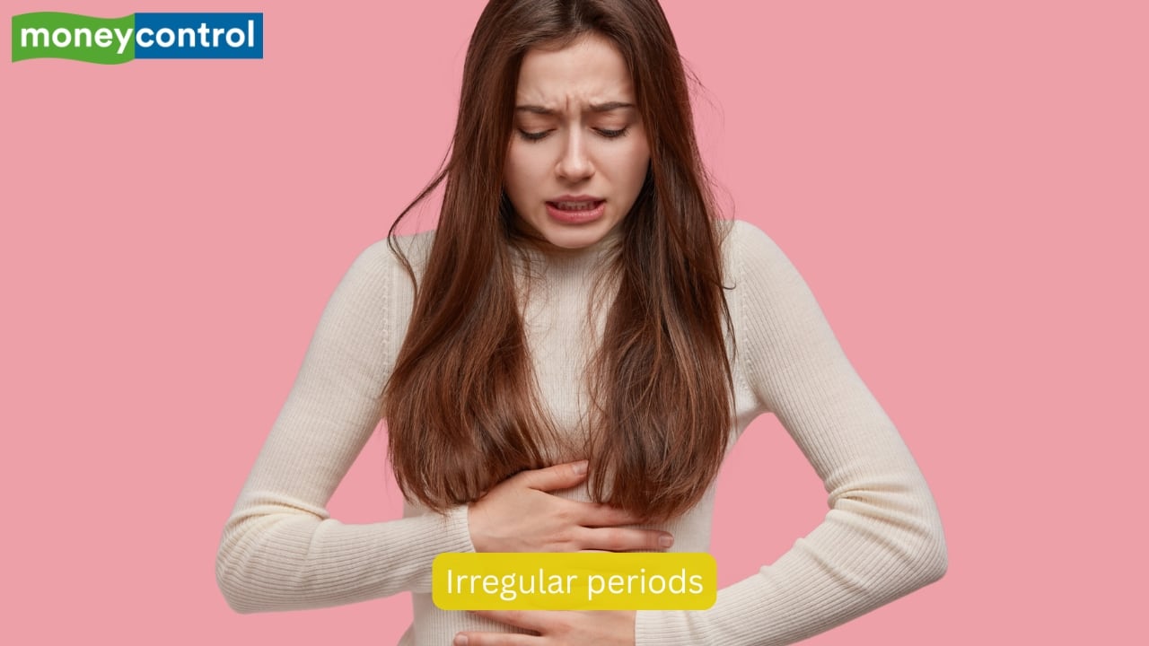Irregular periods High cortisol can affect hormones too. When cortisol is high for a long time, it can interrupt the signals from the brain to the ovaries, which may cause skipped or irregular cycles. This is because cortisol reduces the production of estrogen and other sex hormones, resulting in lower libido. (Image: Canva)