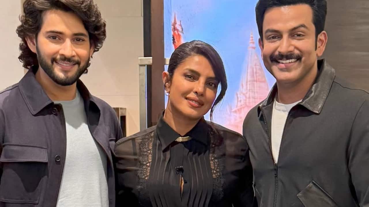 Priyanka Chopra shares selfie with Mahesh Babu and Prithviraj as they start early promotions for Varanasi