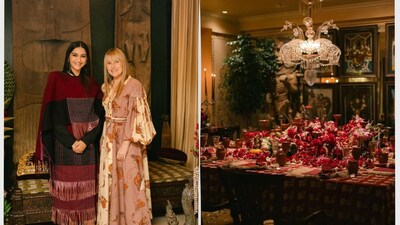 5 tips to make your tablescape look as festive as the one Sonam Kapoor arranged for a recent special dinner