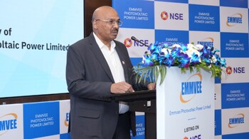 Emmvee listing ceremony at NSE