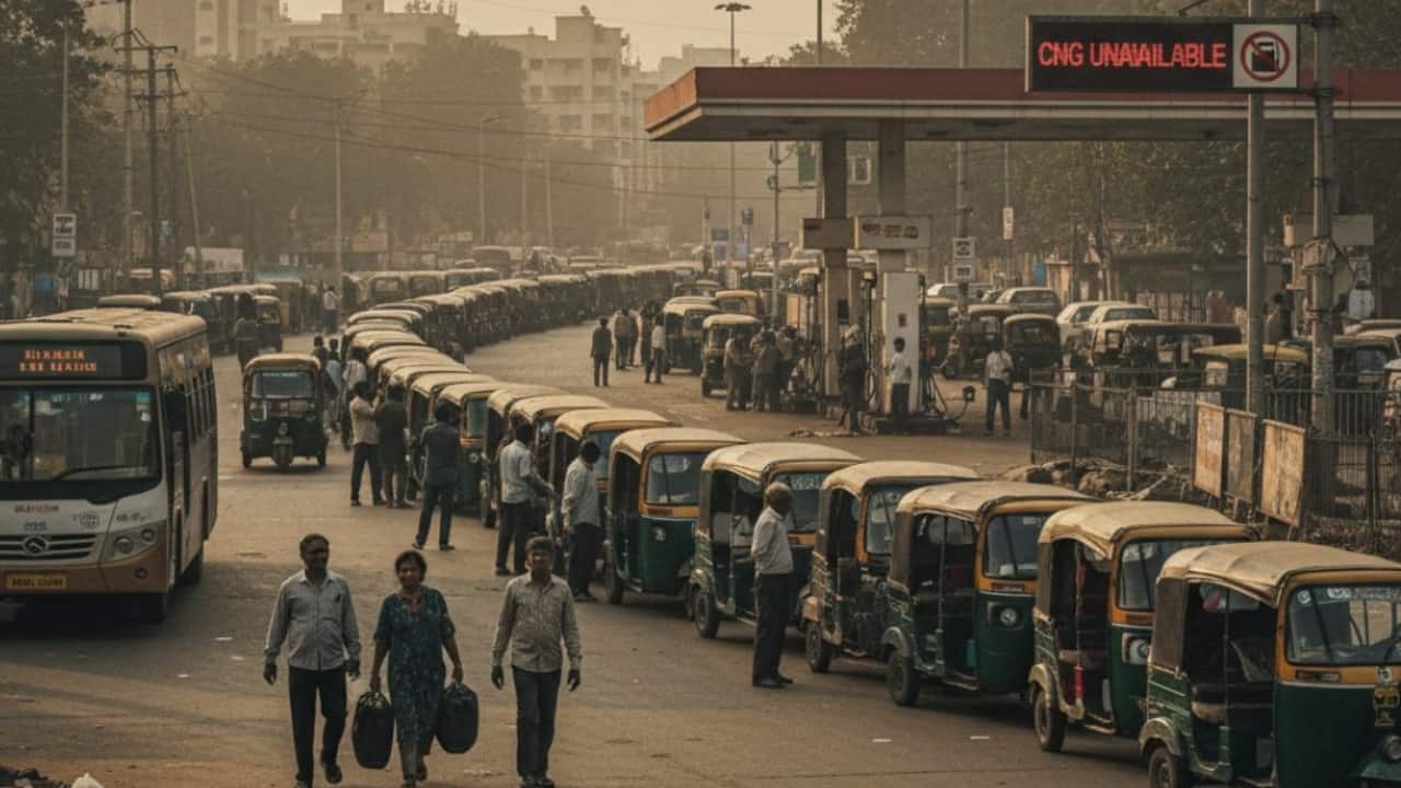 The cascading effects have been immediate and widespread. Of the city’s 389 CNG stations, only 225 were operational on Monday, with many running at low pressure before shutting down completely. (Photo: X)