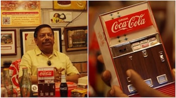 Mahadevan's Coca-Cola collection spans bottles of different sizes and shapes, antiques and branded curiosities, all celebrating a drink that changed his life. (Image credit: @rams.review/Instagram)