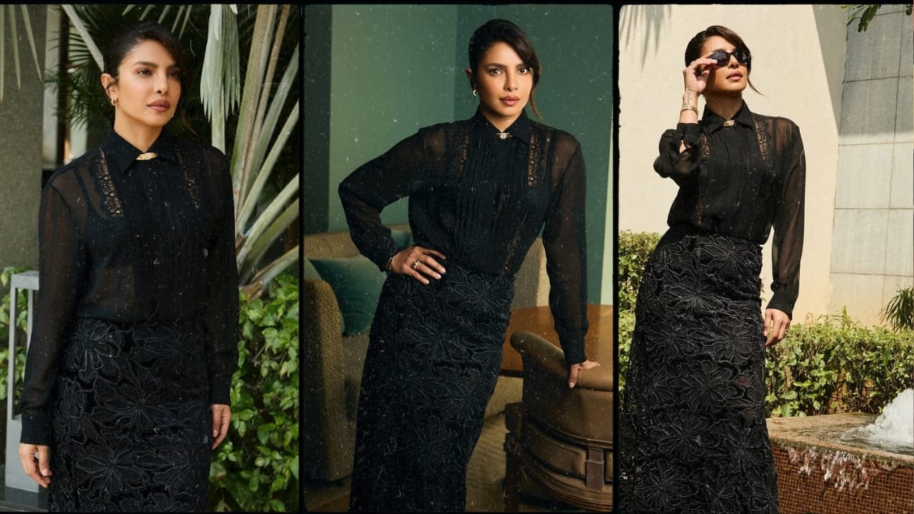 Priyanka Chopra’s all-black look proves she’s a beauty queen for a reason!
