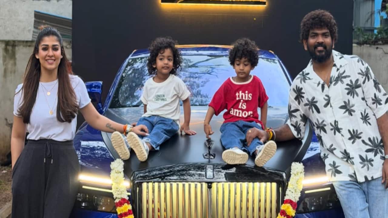 Nayanthara receives a Rs 10 crore Rolls-Royce Spectre as birthday gift from hubby Vignesh Shivan