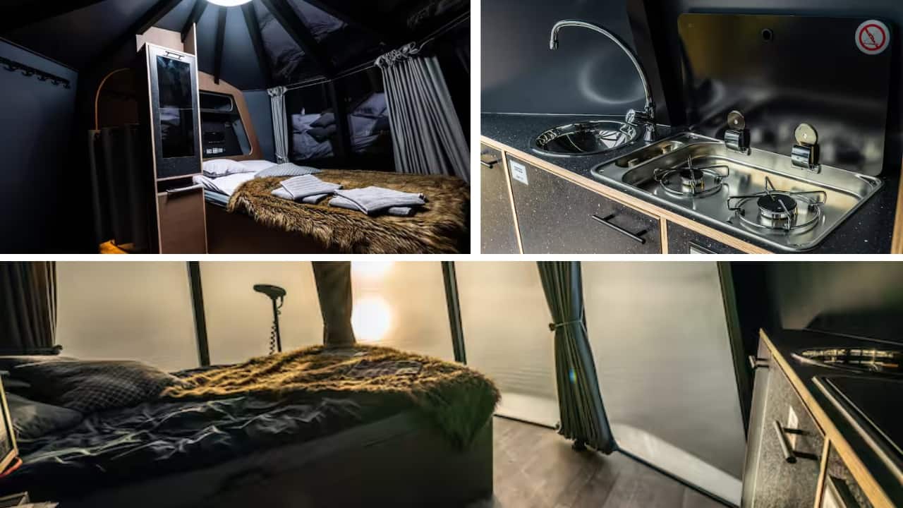 Disconnect to Reconnect: Sleep Among Glaciers and Icebergs in Greenland’s Floating Hut (Image: Airbnb)