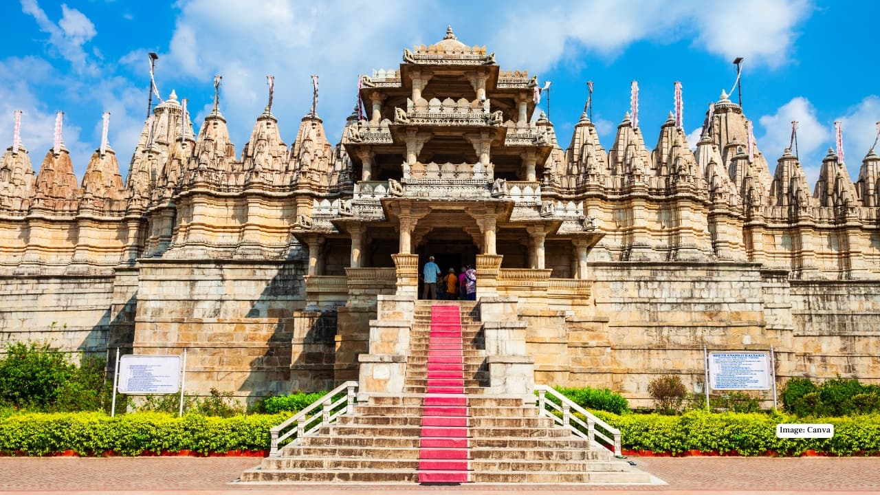 <strong>5. Ranakpur Jain Temple, Rajasthan</strong><br />Step inside and it feels like walking into a cathedral of marble lace. The 1,444 pillars—each carved differently—create shifting patterns of light and shadow. Ranakpur feels serene, delicate, almost weightless, as if the entire temple might dissolve in sunlight.
