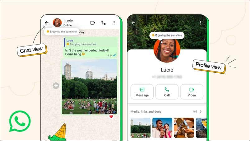 WhatsApp rolls out disappearing text updates inspired by Instagram Notes
