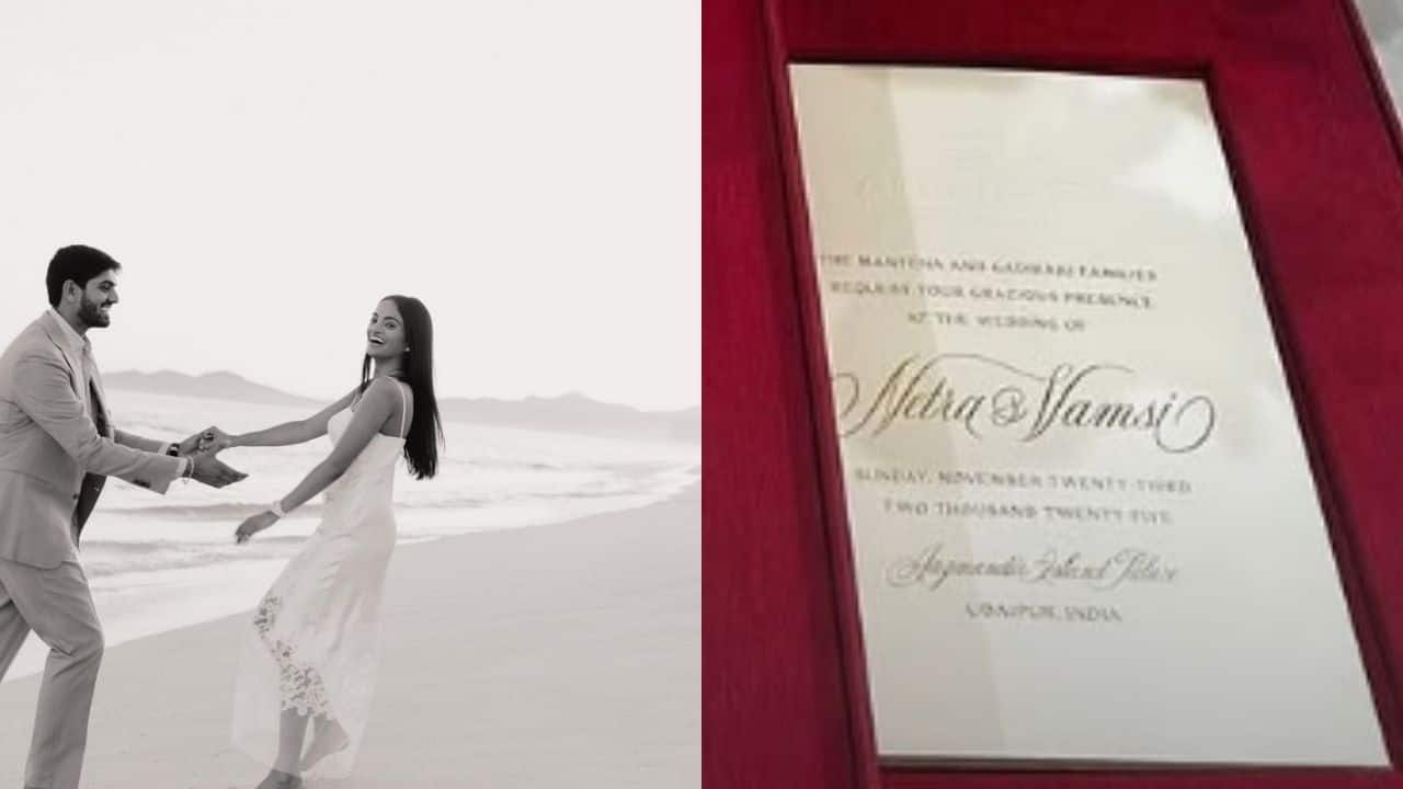 Udaipur Wedding: first look inside Netra Mantena and Vamsi Gadiraju’s exquisite wedding invite