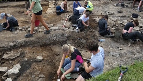 Rare Roman treasure trove: 2,000-year-old plum and more unearthed at ancient fort