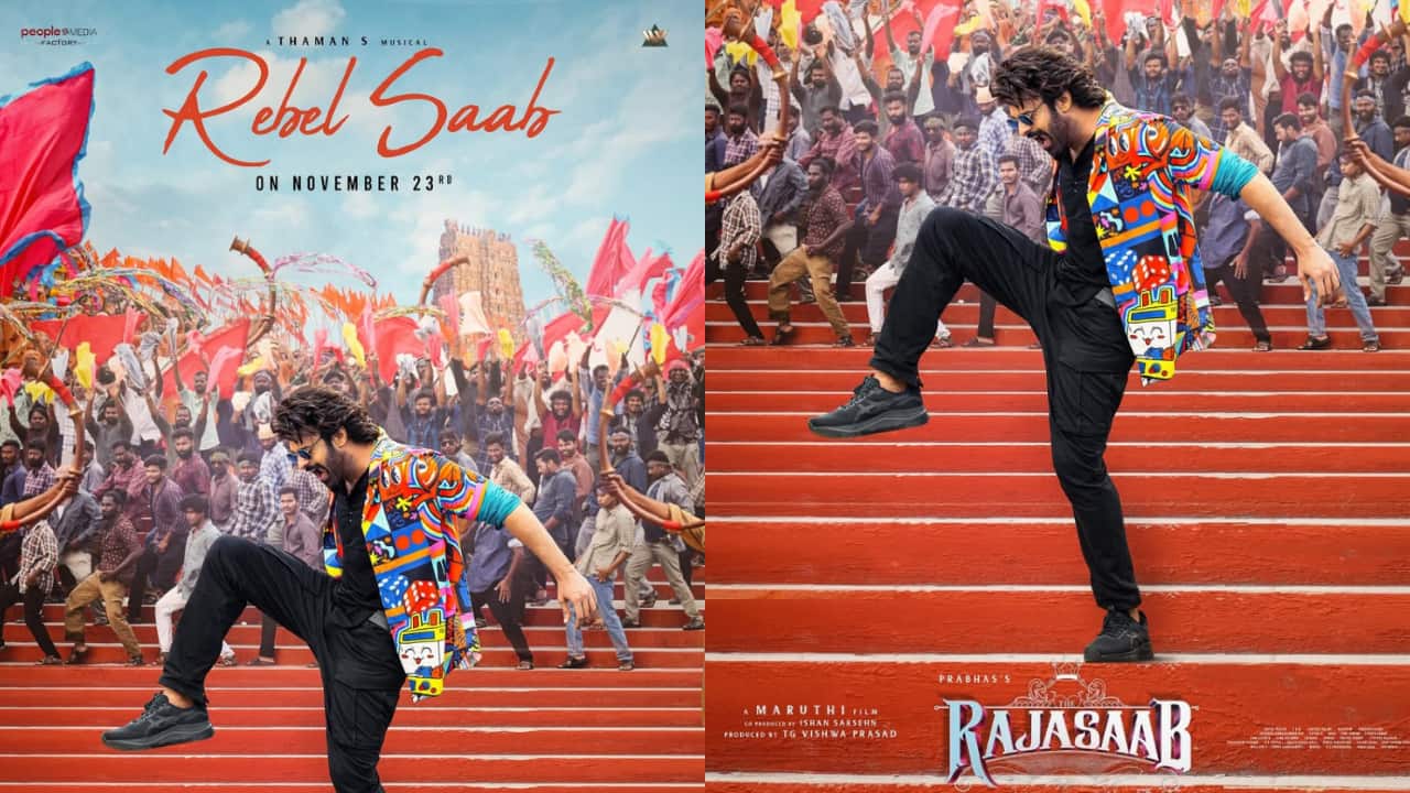 Prabhas’ first single Rebel Saab from The Raja Saab to release on November 23, poster unveiled