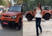 Hardik Pandya's ex-wife Natasa Stankovic buys Rs 3.04-crore Orange Land Rover Defender on Mumbai’s streets