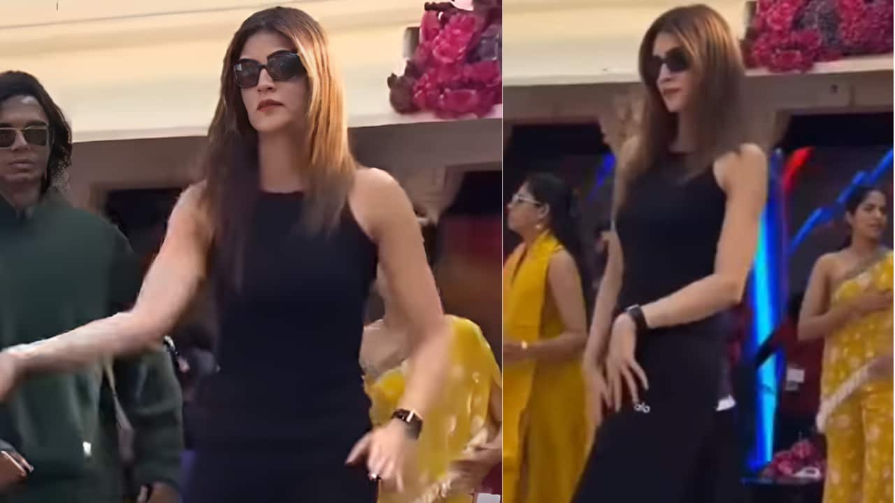 Kriti Sanon deslumbra en Udaipur ensayando para la boda de ensueño de millonarios