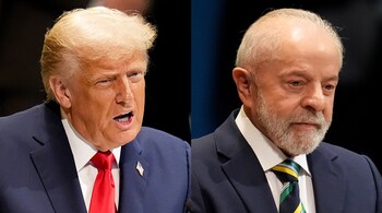 Donald Trump (left) and Luiz Inacio Lula da Silva (Photo: Bloomberg)