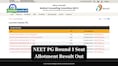 NEET PG Round 1 Seat Allotment Result 2025 Released at mcc.nic.in; Direct Link Here