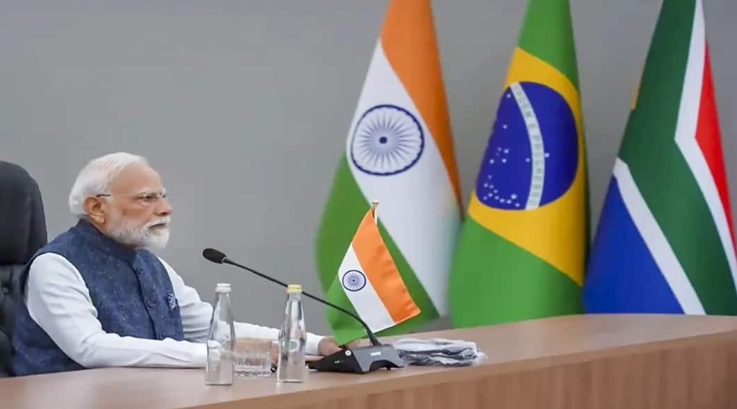 'Must fight against terrorism together, act collectively for global good': PM Modi at IBSA meeting