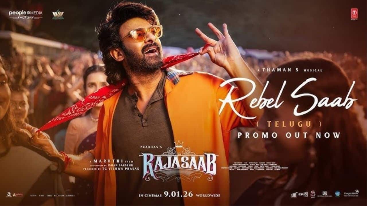 Prabhas sets the mood with Rebel Saab as The RajaSaab unveils its first musical track