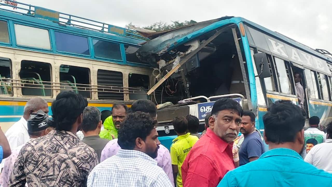Six killed, over 50 injured as two buses collide in Tamil Nadu's Tenkasi