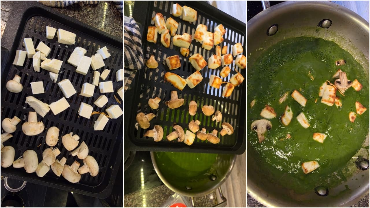 Palak paneer