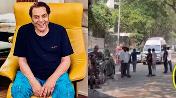 Dharmendra health update: Ambulance arrives at veteran actor’s Juhu residence in Mumbai
