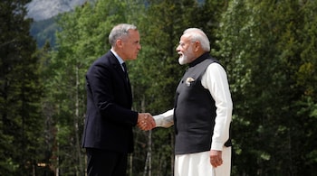 File photo of Canadian PM Mark Carney with Indian counterpart Narendra Modi. Reuters