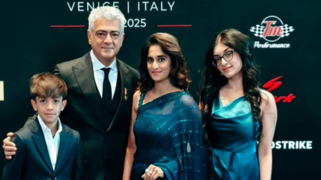 Ajith wins 'Gentleman Driver of the Year 2025" award in Venice, wife Shalini shares happy pics
