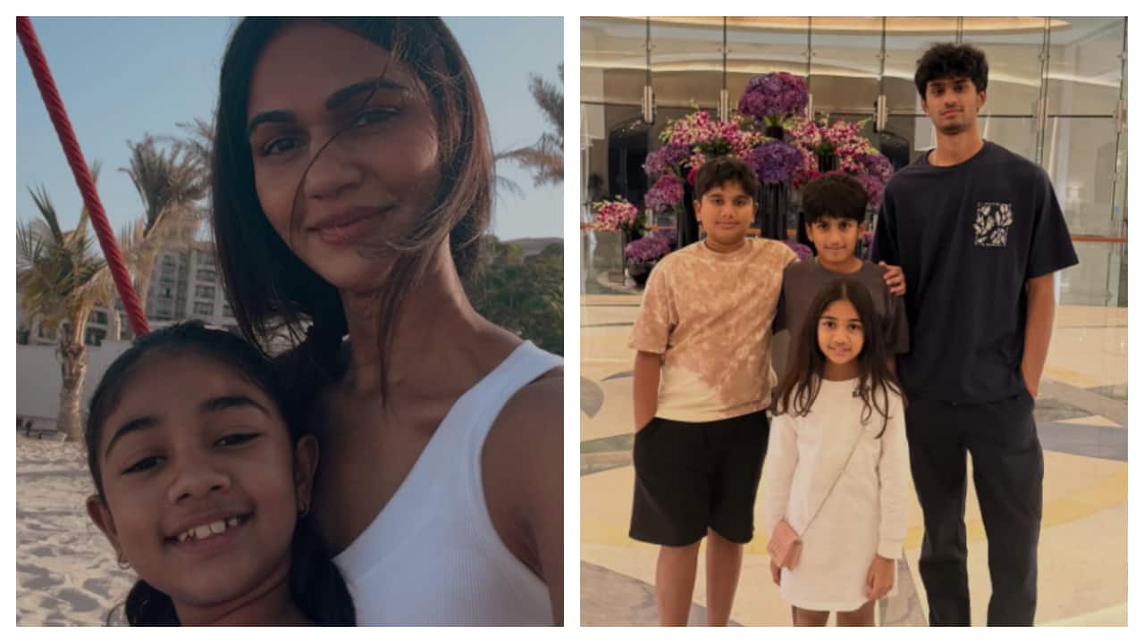 Allu Arjun, wife Sneha celebrate daughter Arha’s birthday in Abu Dhabi, proud mom shares family moments