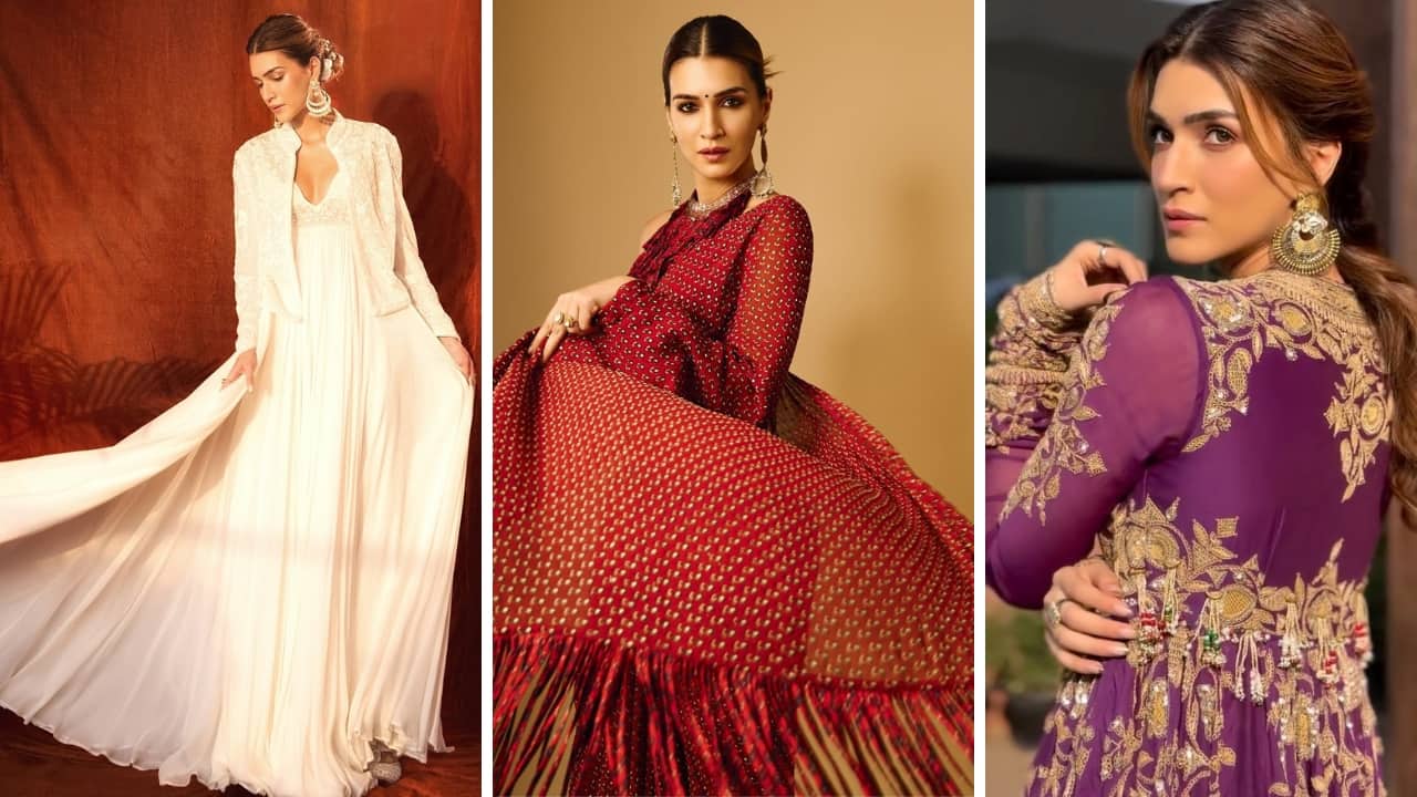 3 unmissable looks of Kriti Sanon in traditional outfits for the promotions of Tere Ishk Mein