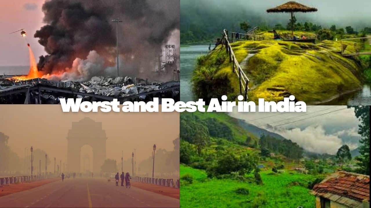 India's air quality crisis: 10 most polluted and cleanest cities revealed - TN town records best AQI