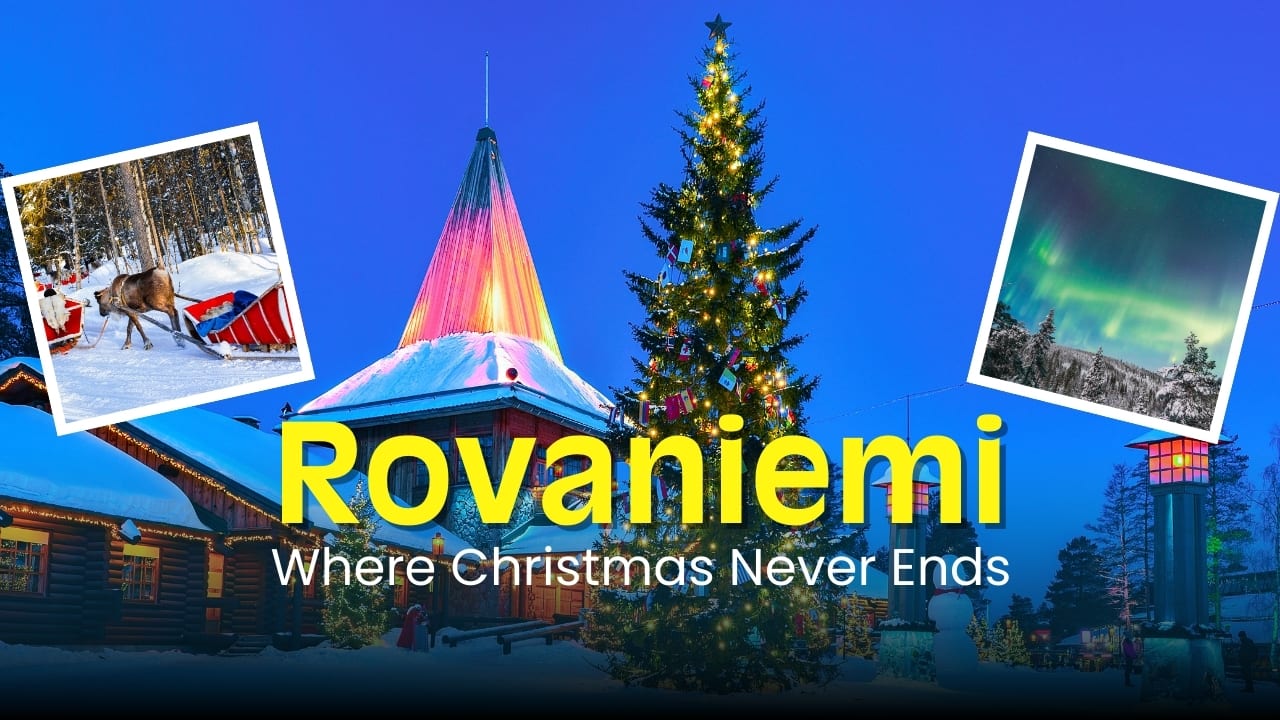 The ONE place on earth where Christmas never ends—and Santa actually lives