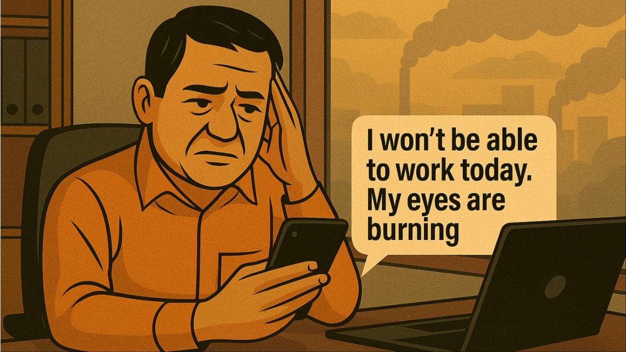 Noida founder after employee takes sick leave due to pollution: Even we are falling ill but...