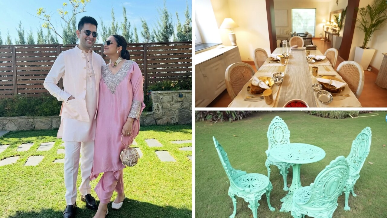Raghav Chadha and Parineeti Chopra’s Delhi home has the most aesthetic ...
