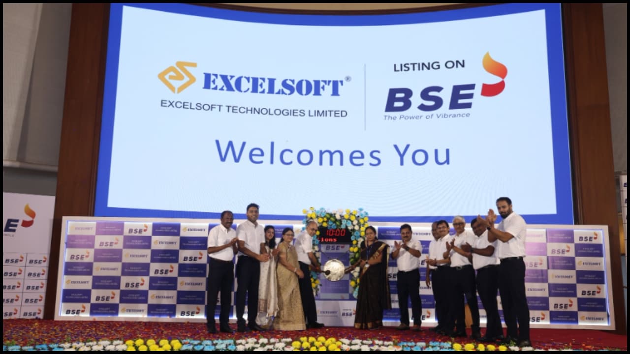 Excelsoft Technologies shares fall 7% after listing at 12.5% premium to IPO price