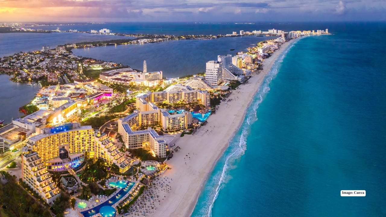 <strong>10. Cancun, Mexico</strong><br />With turquoise waters and powdery white sands, Cancun's Caribbean horizon creates dreamy sunrise scenes. Whether from a beachfront resort or the shores of Playa Delfines, watching the sun emerge over the ocean feels like pure paradise.