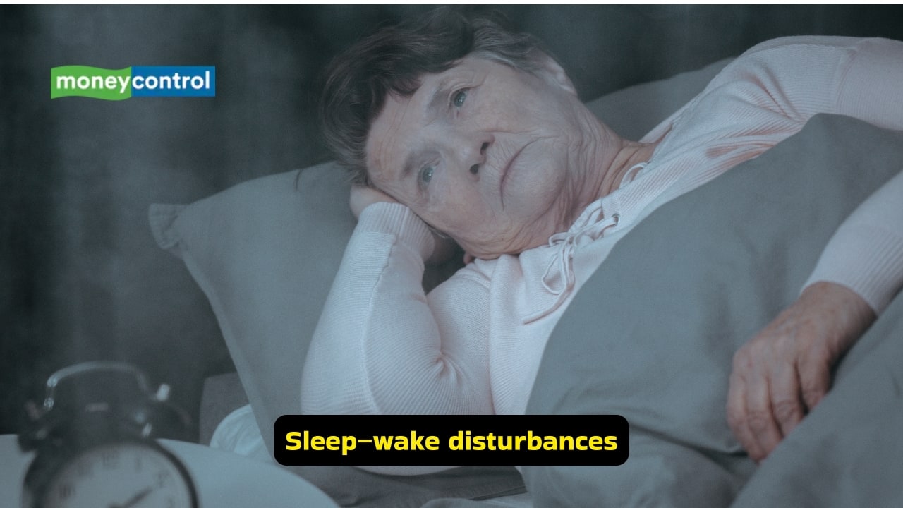 <strong>Sleep–wake disturbances</strong><br />As the sleep-wake cycle gets affected, wandering at night and early awakening of the person may be noticed by the family members. Sleeping during the day is common, and poor sleep worsens cognition. Sleep hygiene and environmental changes may be suggested.