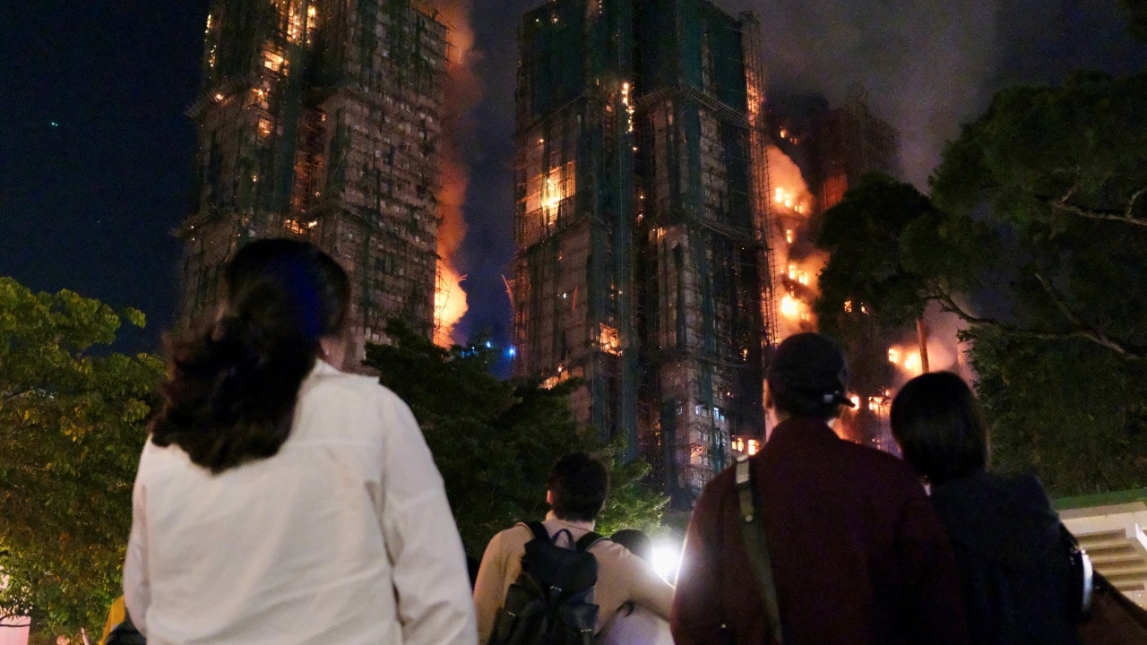 13 killed in Hong Kong housing disaster: How a scaffolding fire turned deadly | WATCH