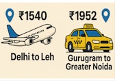 Delhi writer finds flight rates to Leh lower than Gurgaon-Noida cab fares. Netizens amazed