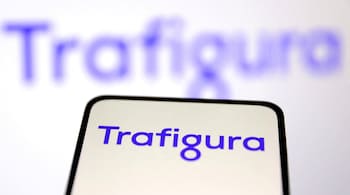 Trafigura logo is seen in this illustration