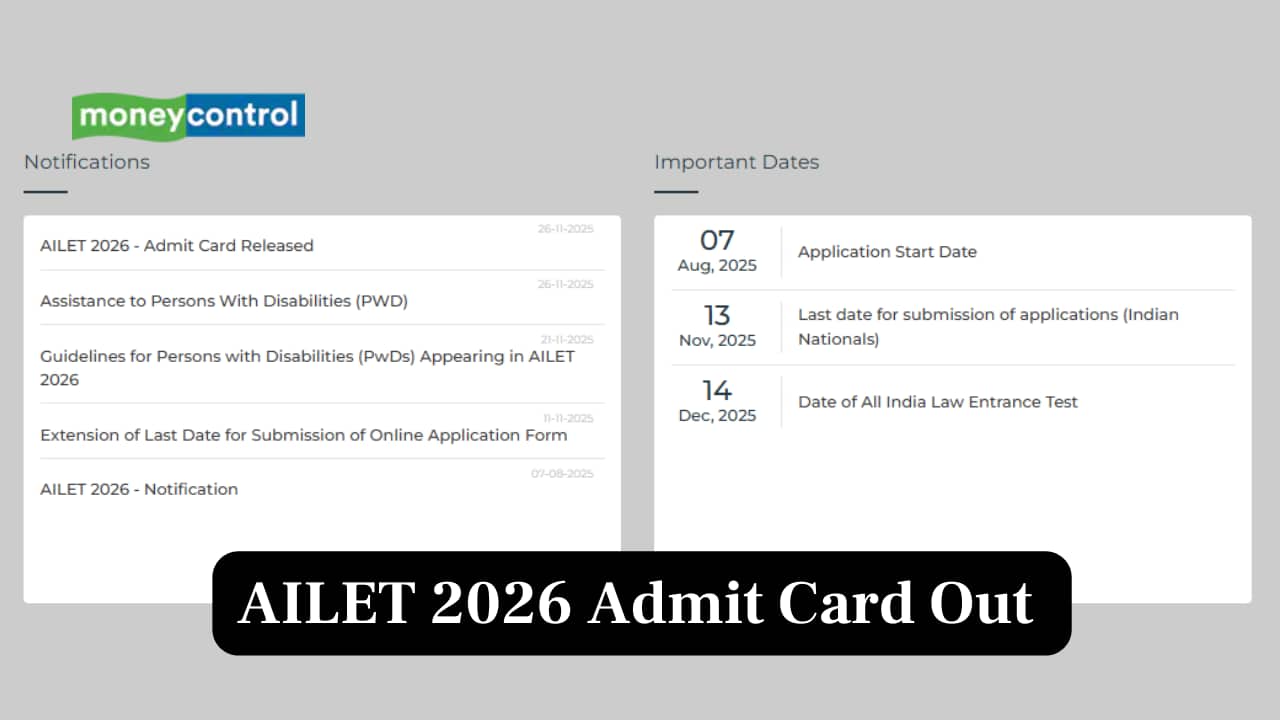 AILET 2026 Admit Card Out @ nationallawuniversitydelhi.in; Check Link to Download Here