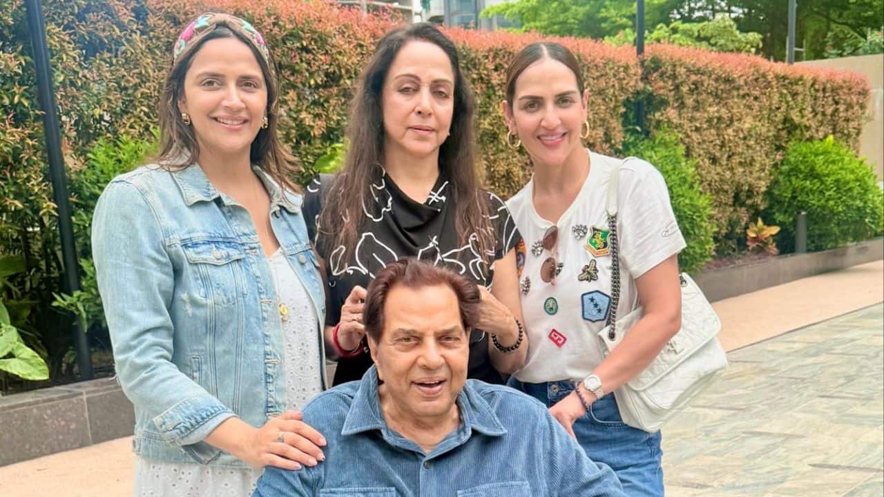 5. Dharmendra as a Loving Father and Grandfather<br />Some images capture Dharmendra’s tender moments with his grandchildren. His warm, gentle presence in these pictures highlights his lesser-seen, emotional side — the family man who adored his growing clan.