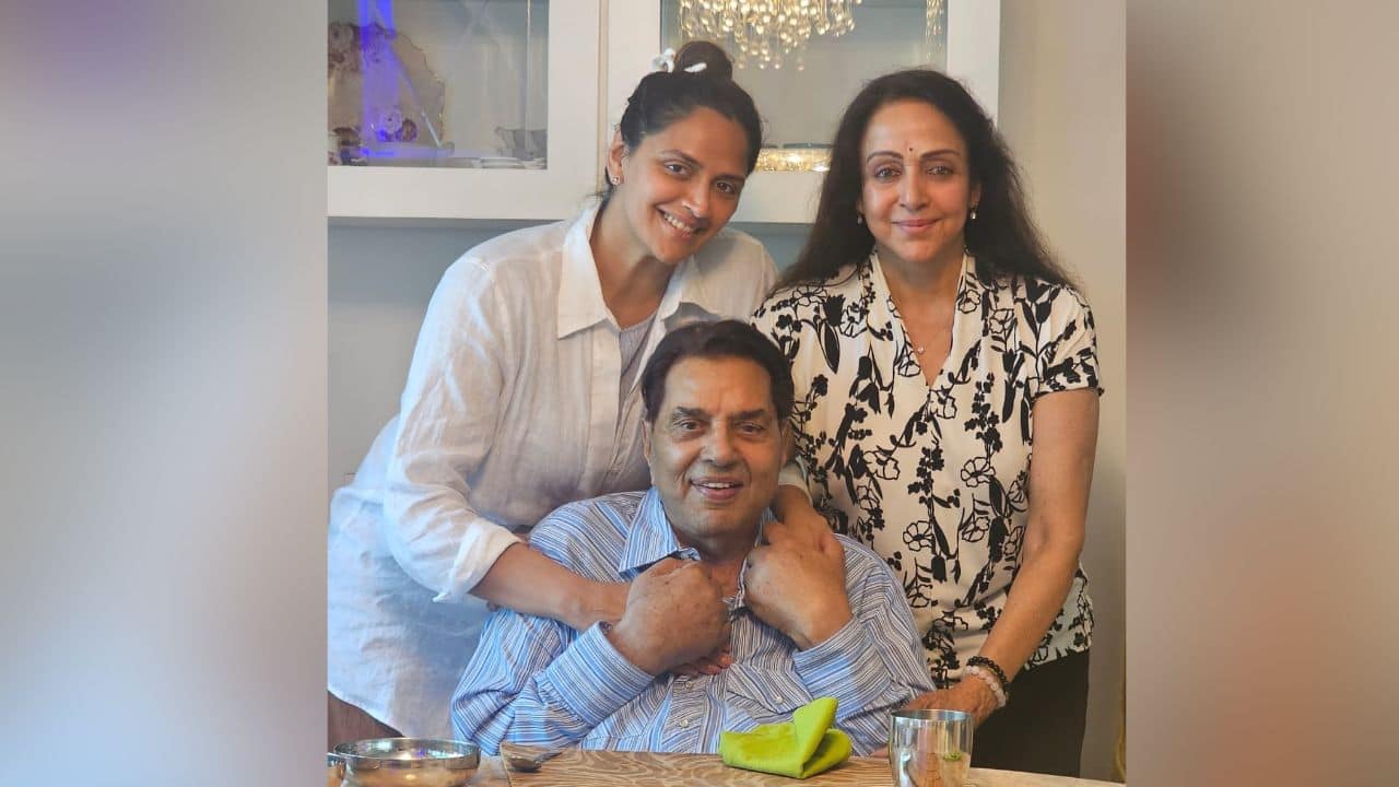 3. Glimpses of Their Daughters, Esha and Ahana<br />Several images feature their daughters, Esha Deol and Ahana Deol, showcasing sweet family moments from their childhood. The pictures emphasize Dharmendra’s affectionate bond with his daughters and Hema Malini’s role in nurturing a grounded, loving home.
